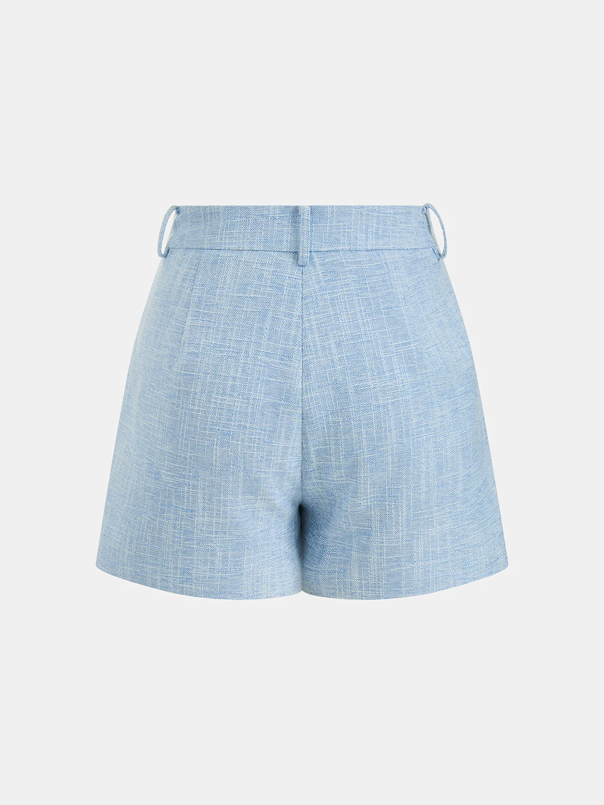 Textured Metal Button Vest & Shorts Set - Image 6