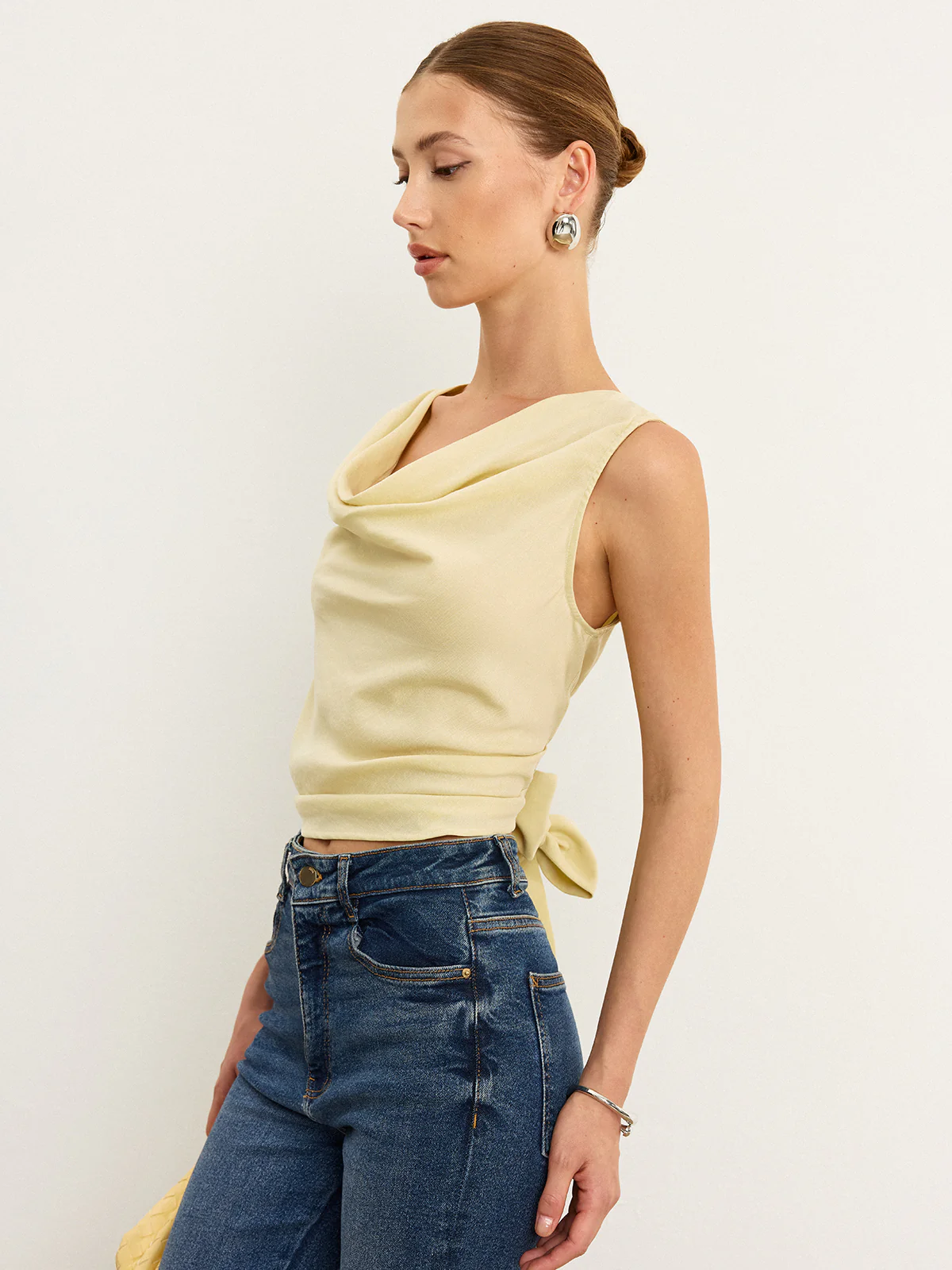 Tie-Back Bow Tank Top - Image 3