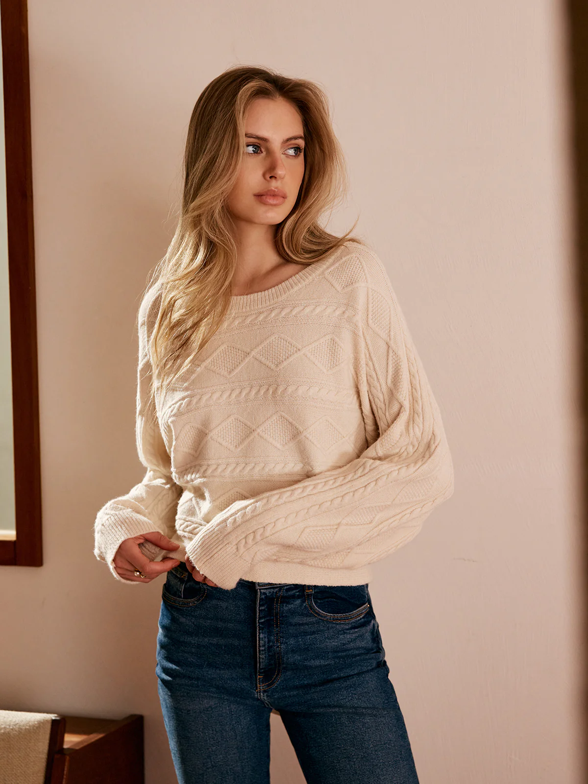 Tie Back Cable Knit Top - Image 4
