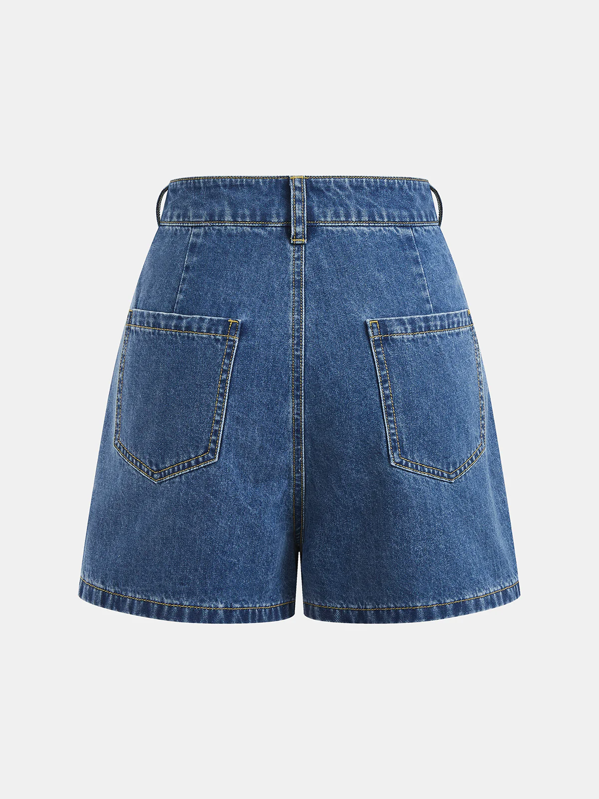 Tie-Back Denim Sleeveless Top & Shorts Set - Image 6