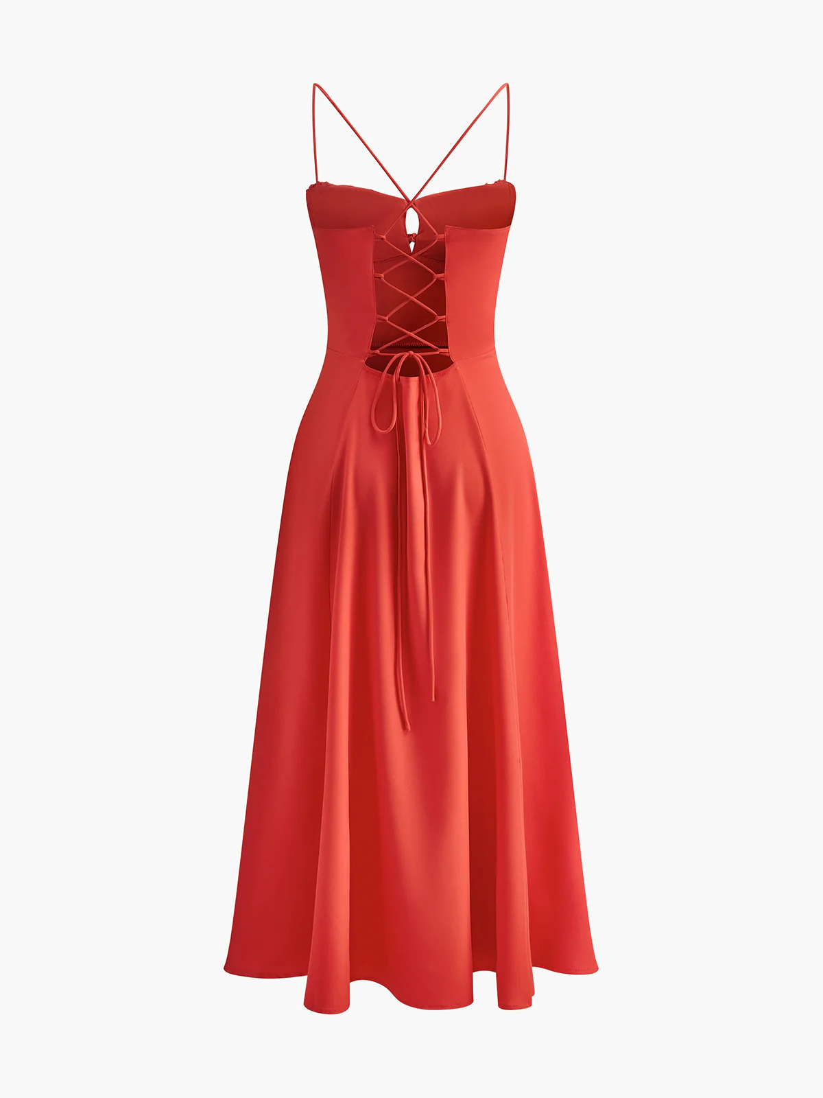 Tie-Back Lace-Up Dress - Image 2
