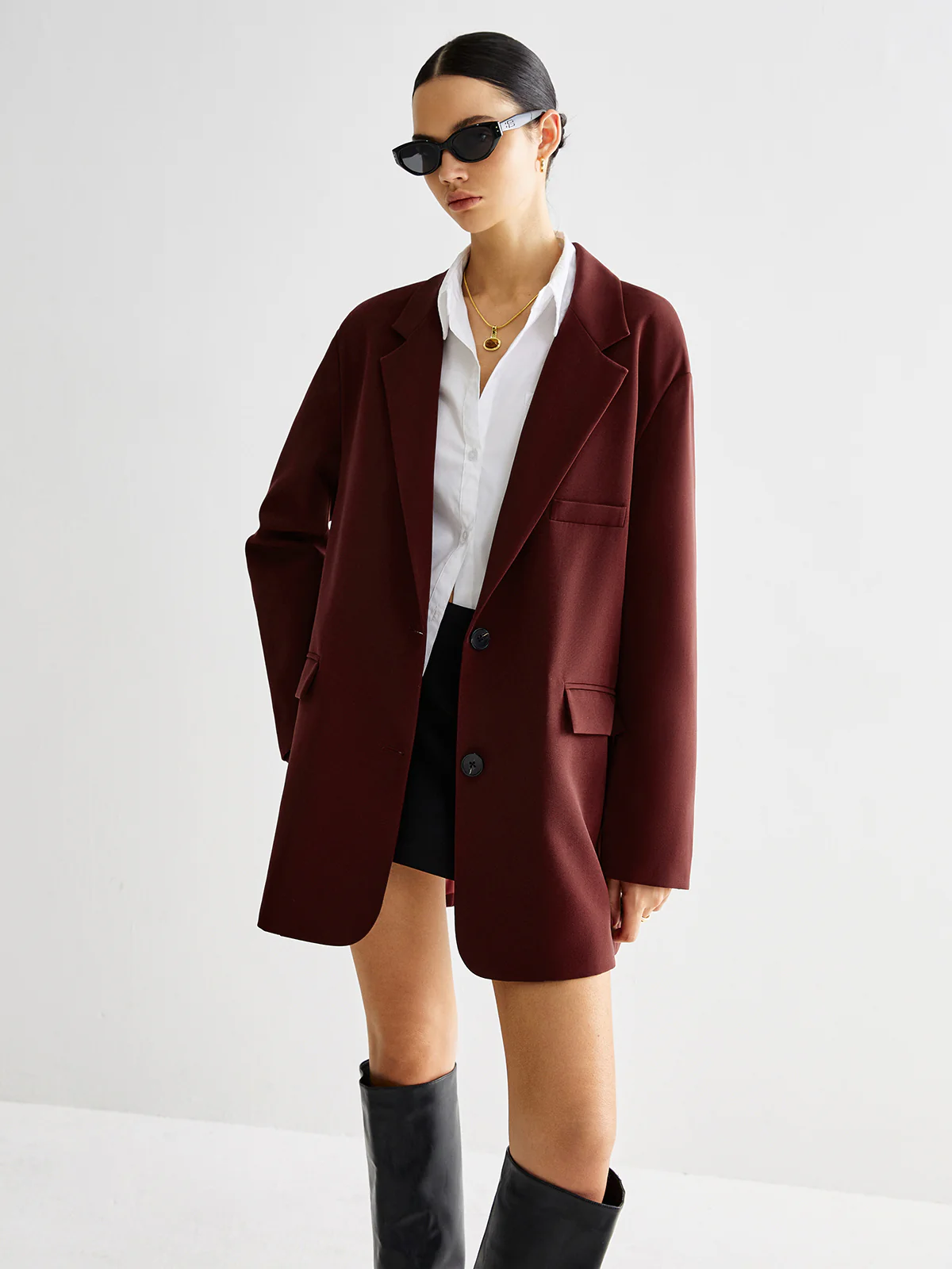 Tie Back Shift Blazer - Image 3