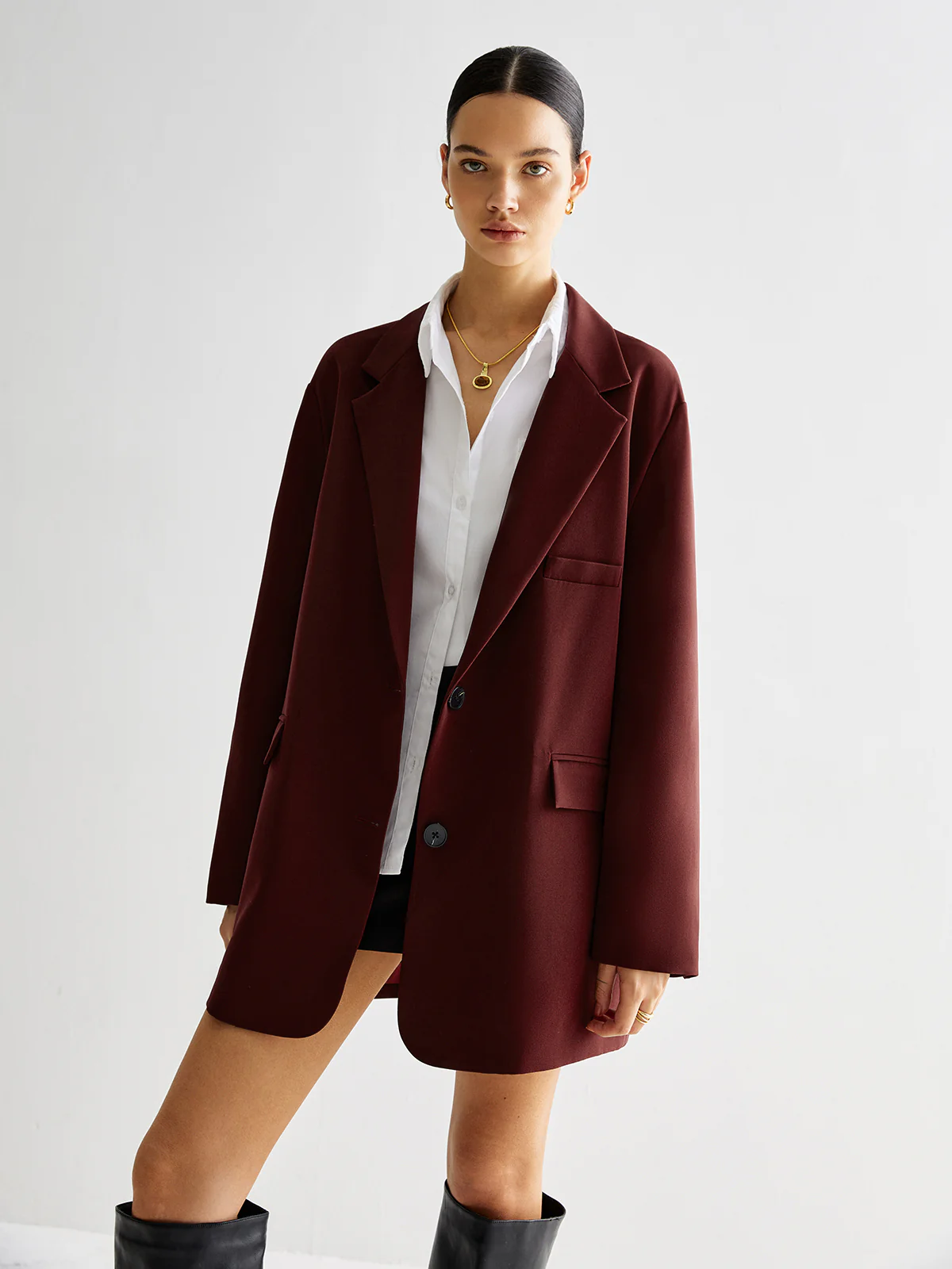 Tie Back Shift Blazer - Image 4
