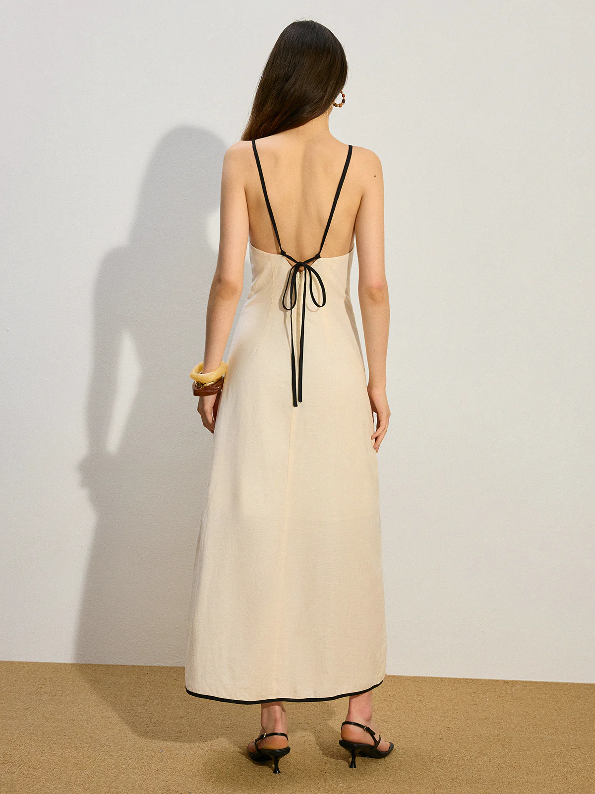Linen & Cotton Maxi Dress - Image 6