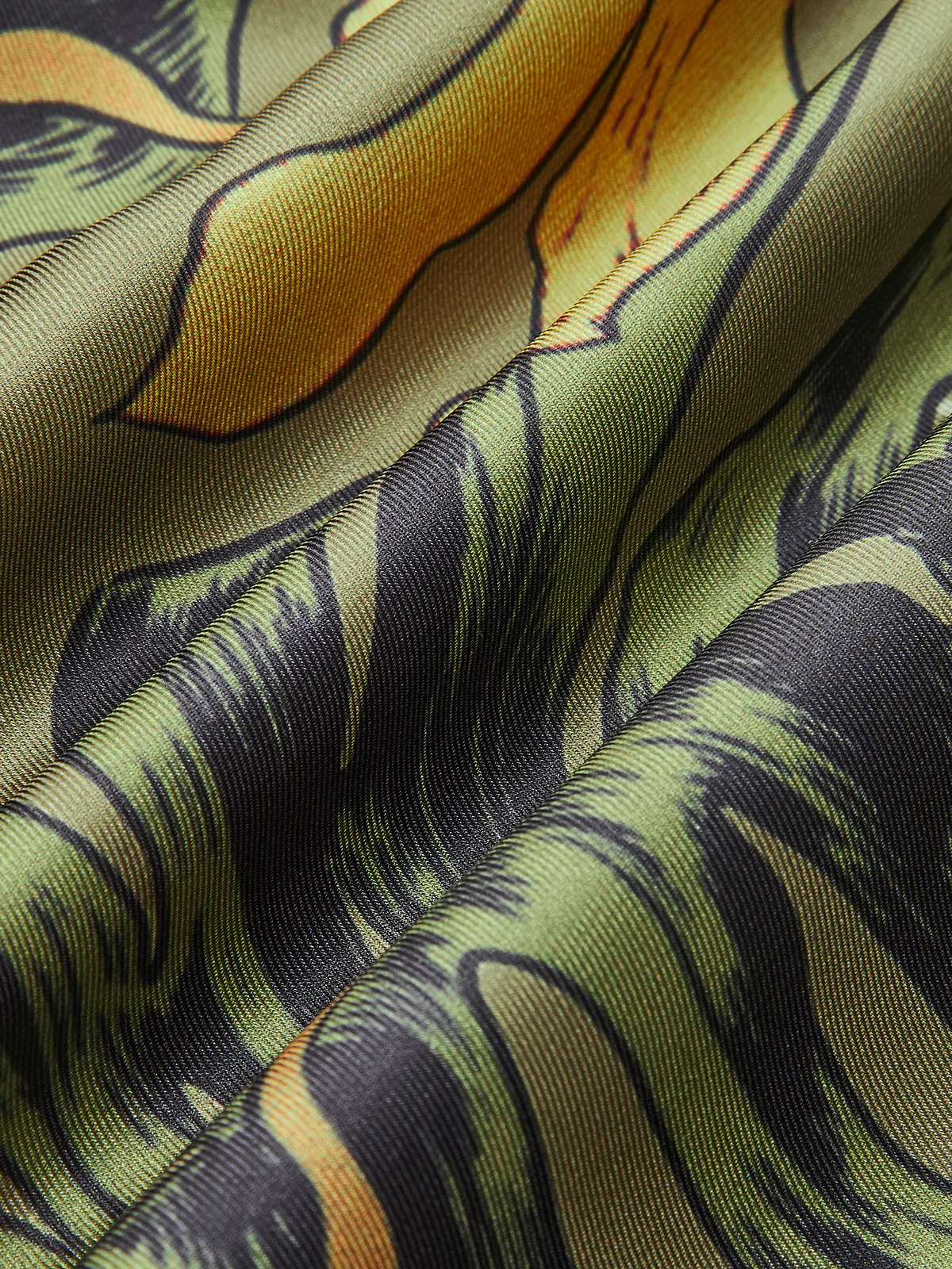 Tie Detail Floral Print Wrap Skirt - Image 7