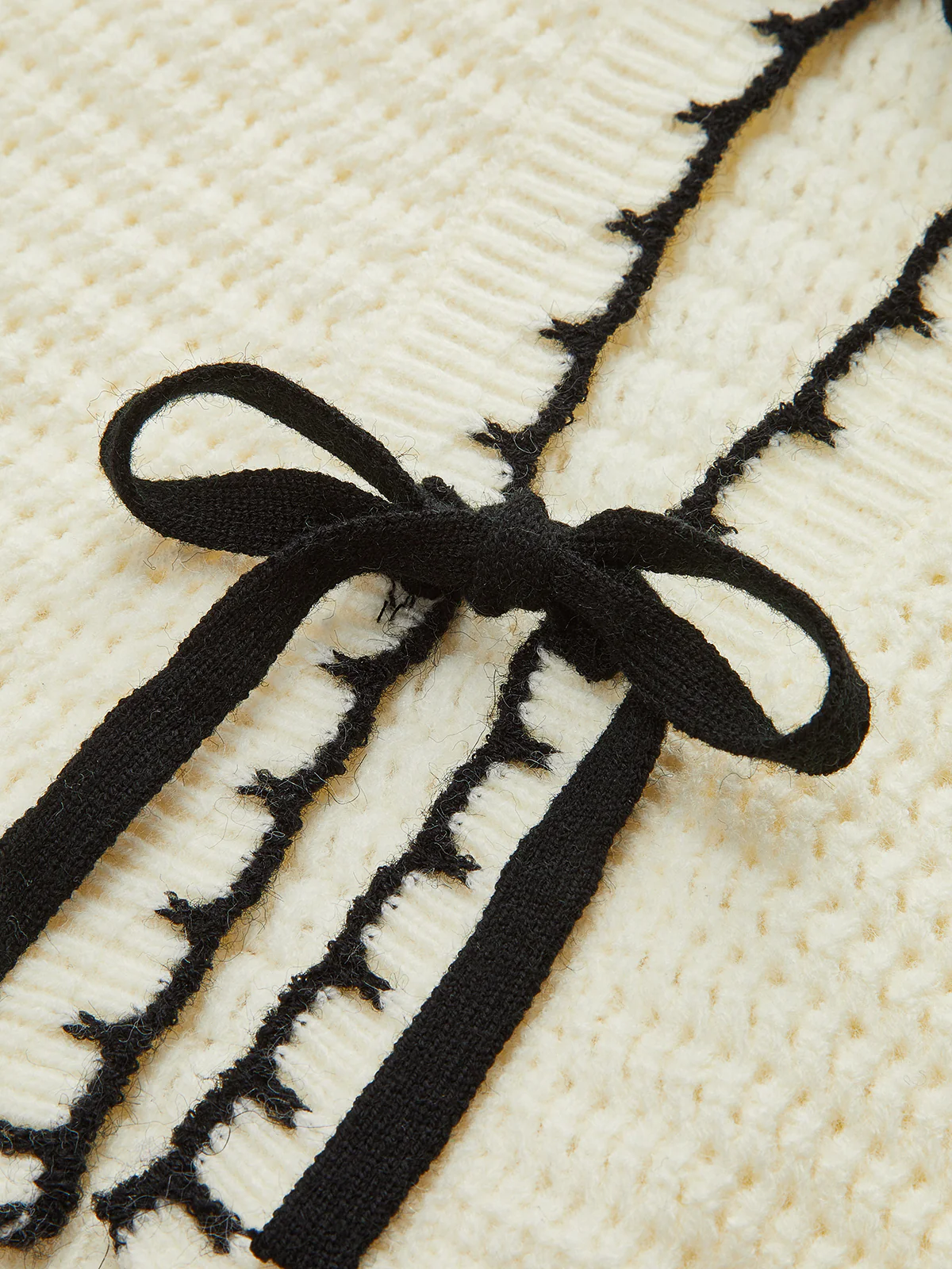 Tie-Front Knit Top - Image 3