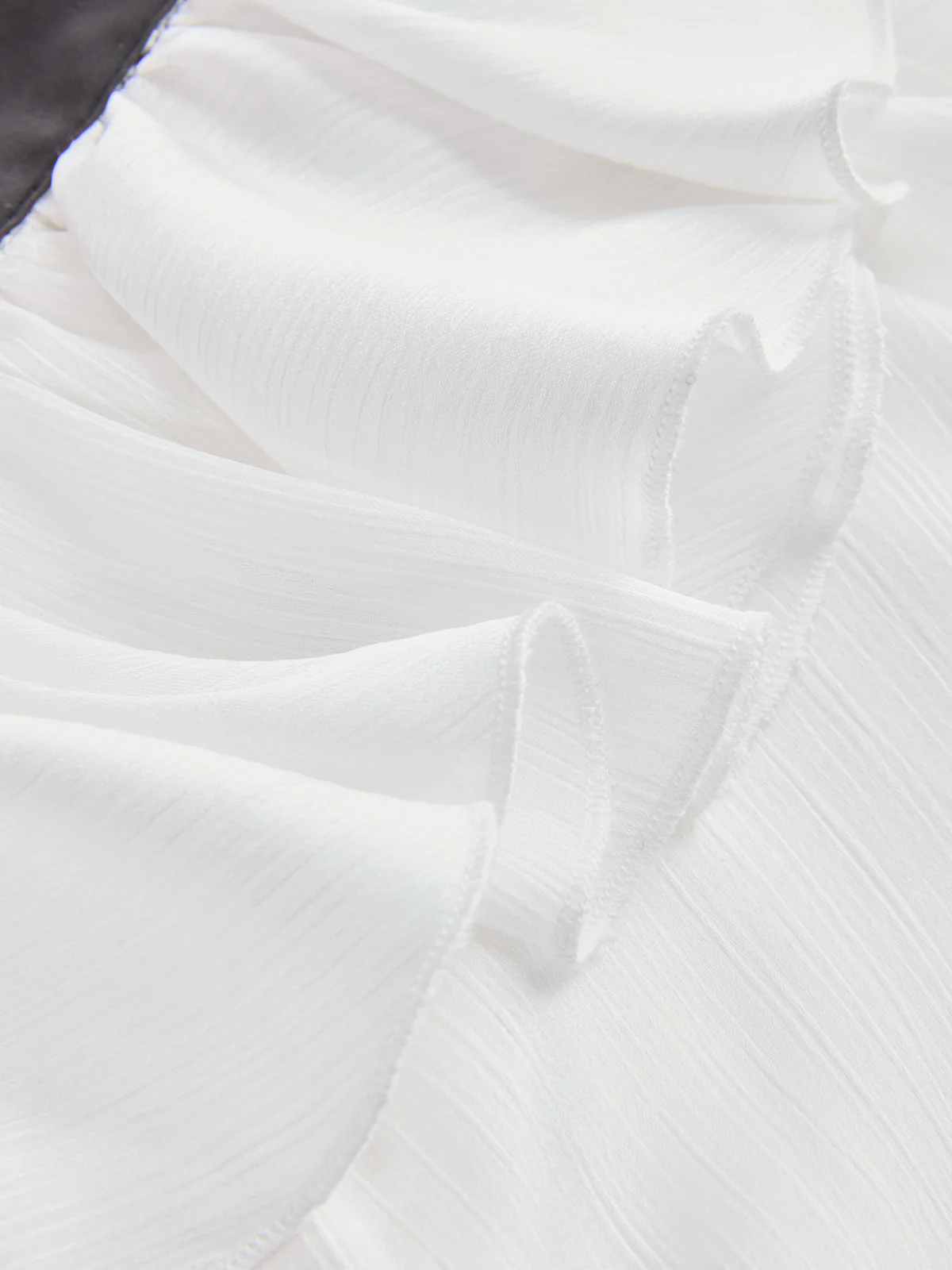 Tie-Neck Ruffle Flare Sleeve Blouse - Image 8