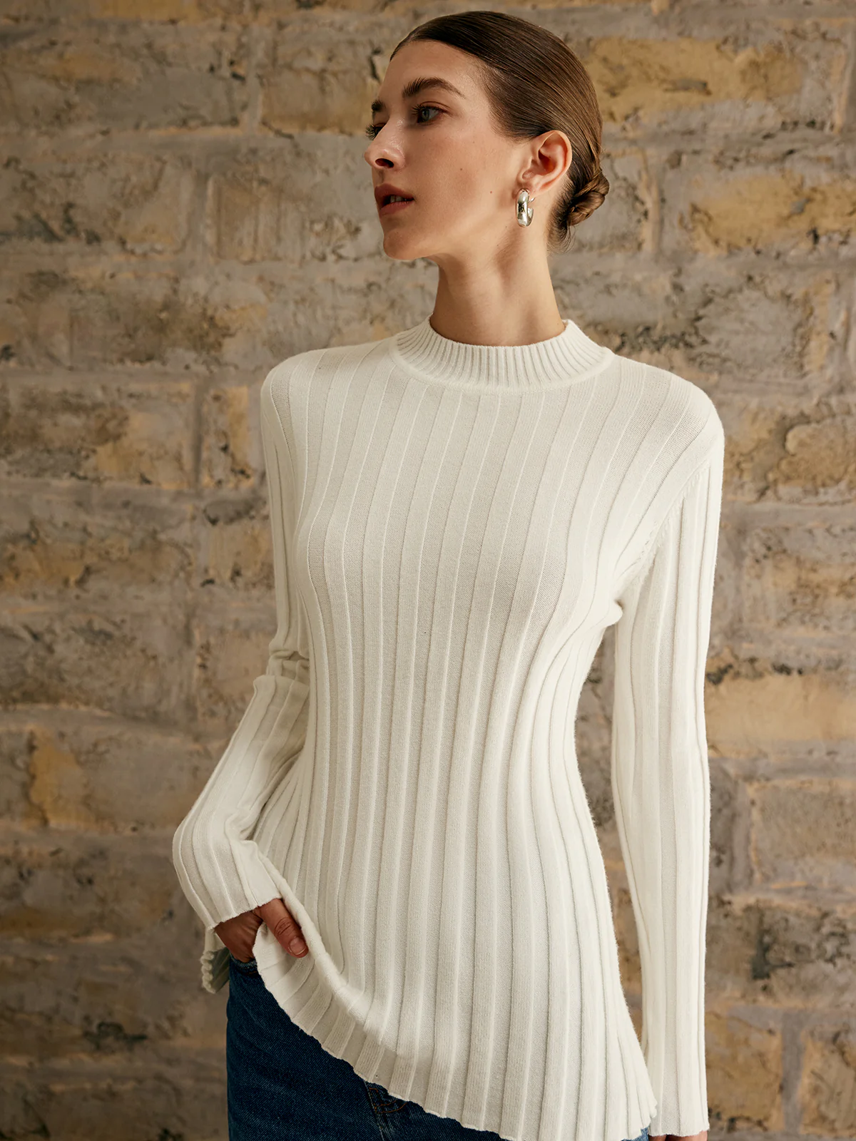 Tie Open Back Knit Top - Image 4