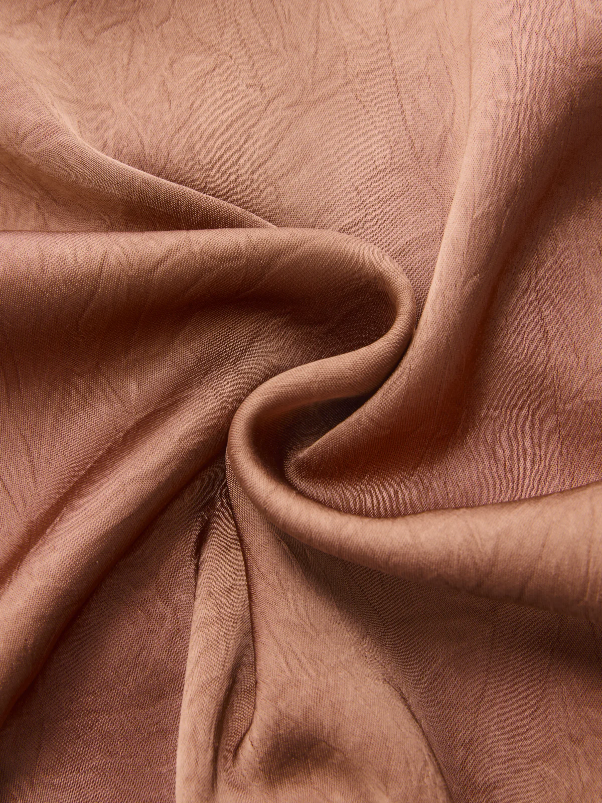 Tie-Waist Satin Wrap Cropped Blouse - Image 3