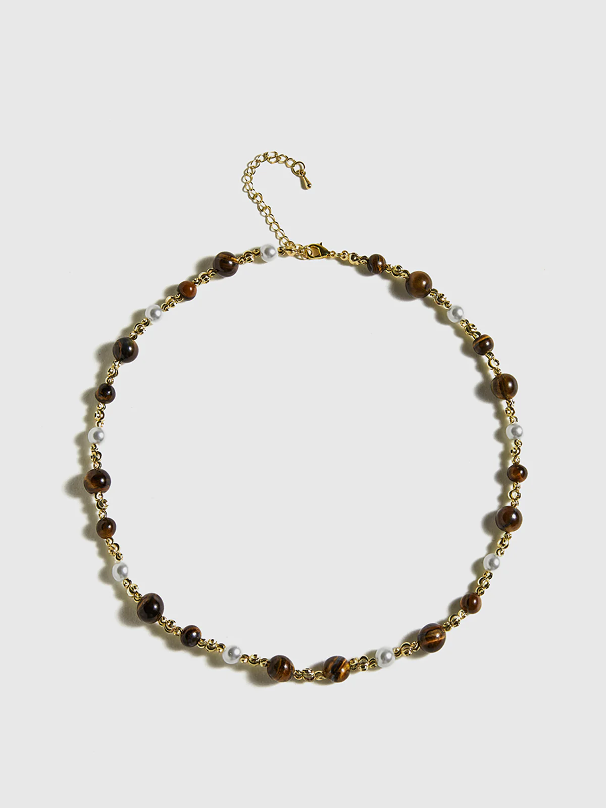 Tiger Eye Stone Choker Necklace - Image 2