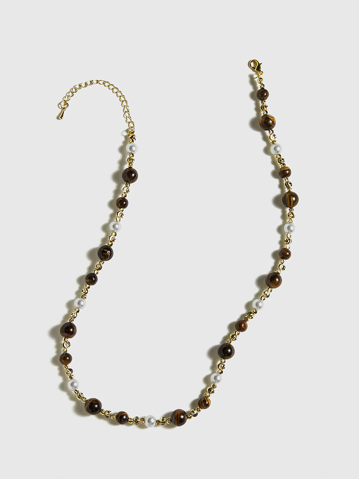 Tiger Eye Stone Choker Necklace - Image 3