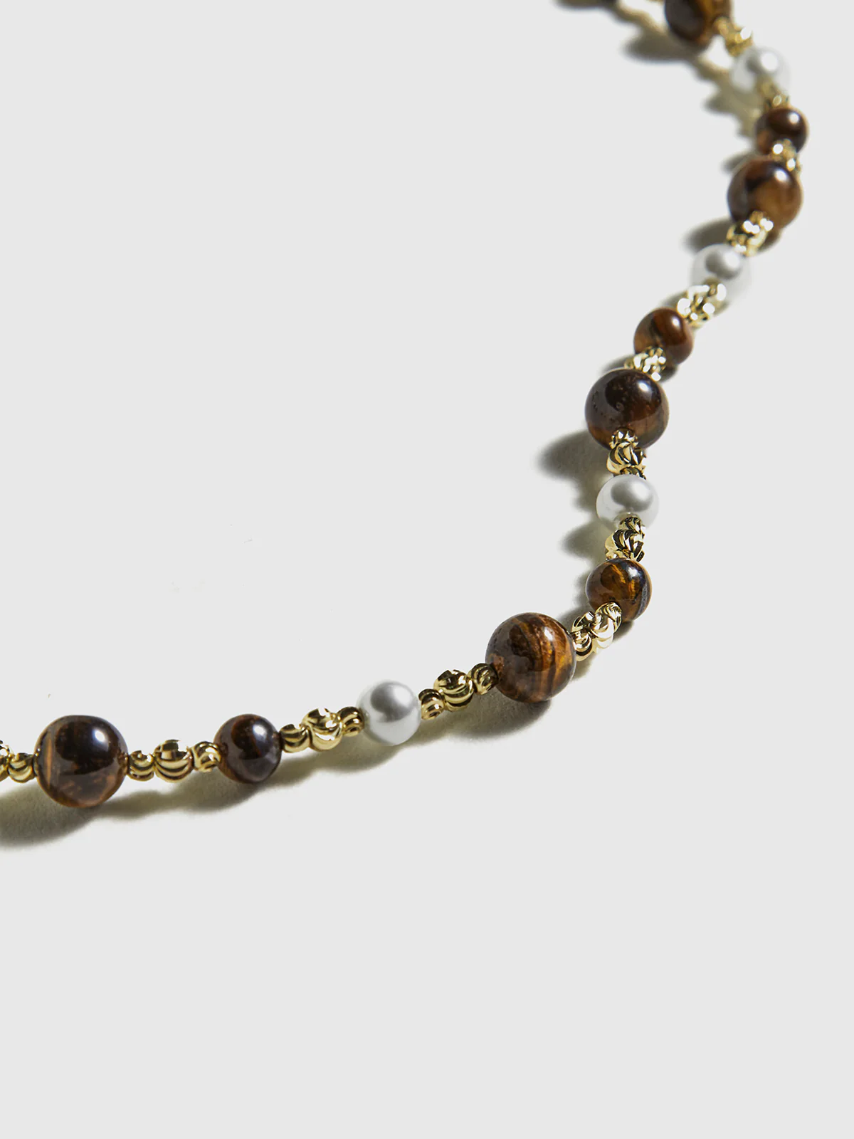 Tiger Eye Stone Choker Necklace - Image 4