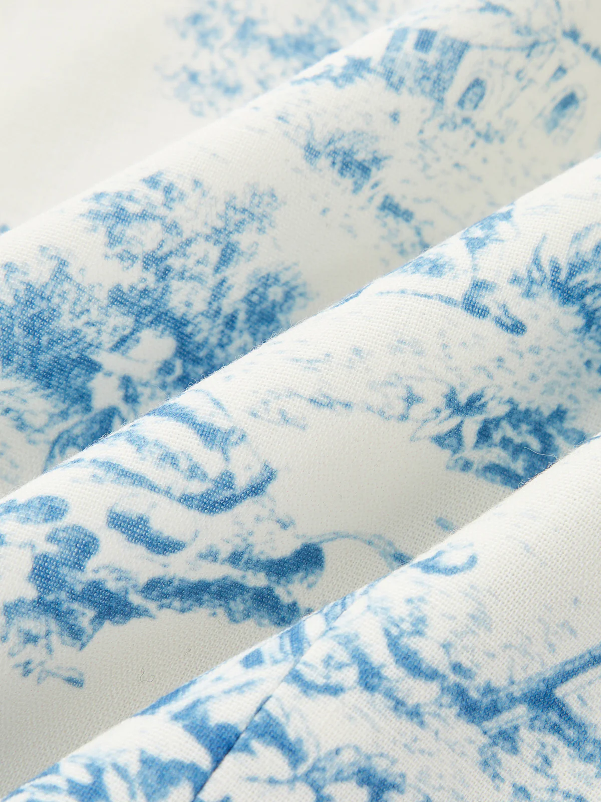 Toile Print Vest & Pleated Skirt Set - Image 7