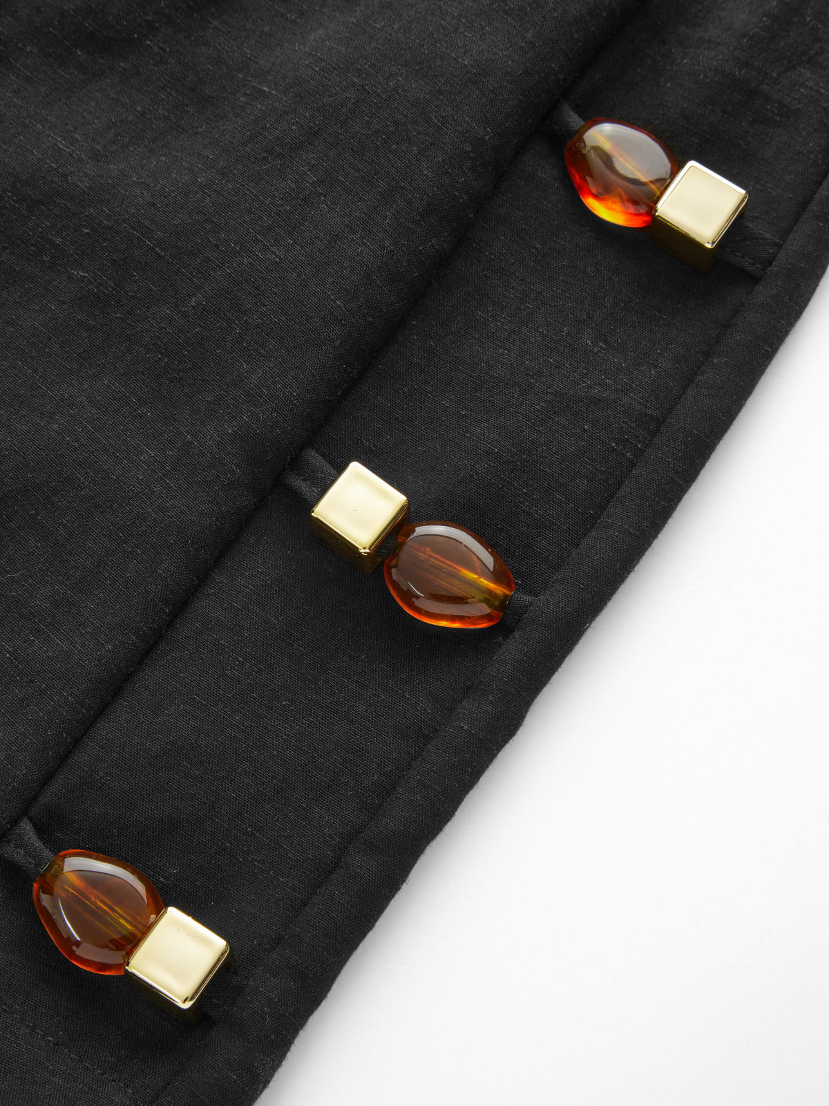 Tortoiseshell Detail Sleeveless Top & Shorts Set - Image 9