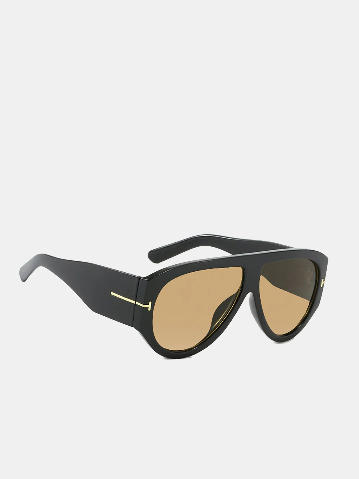 Trendy Oversized Shield Sunglasses - Image 3