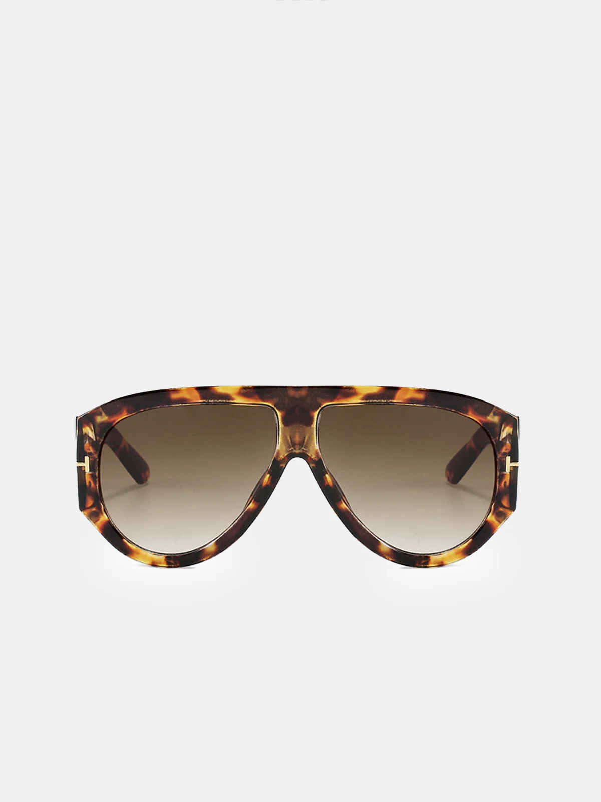 Trendy Oversized Shield Sunglasses - Image 5