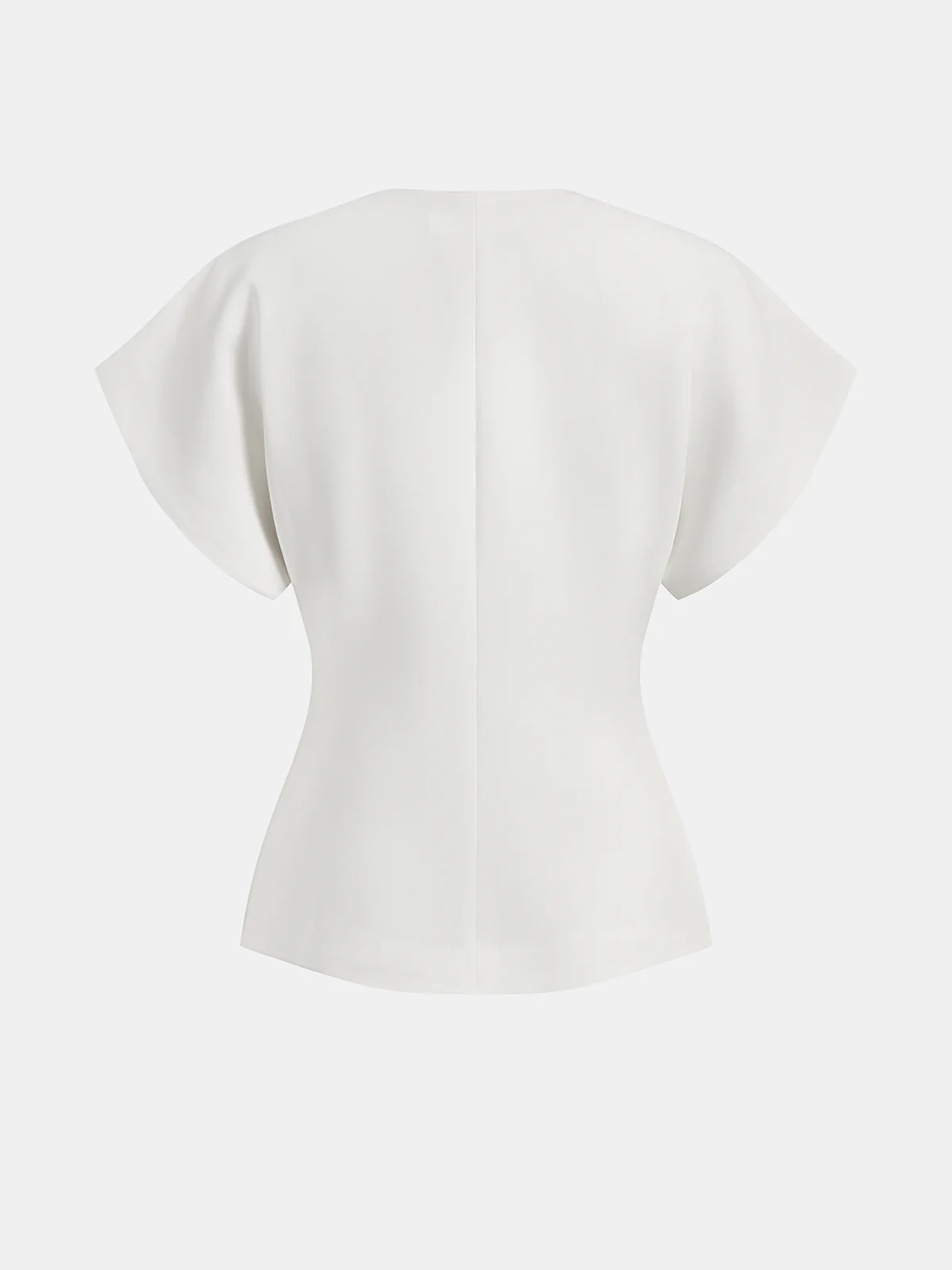 Trendy V-Neck Button Down Blouse - Image 7