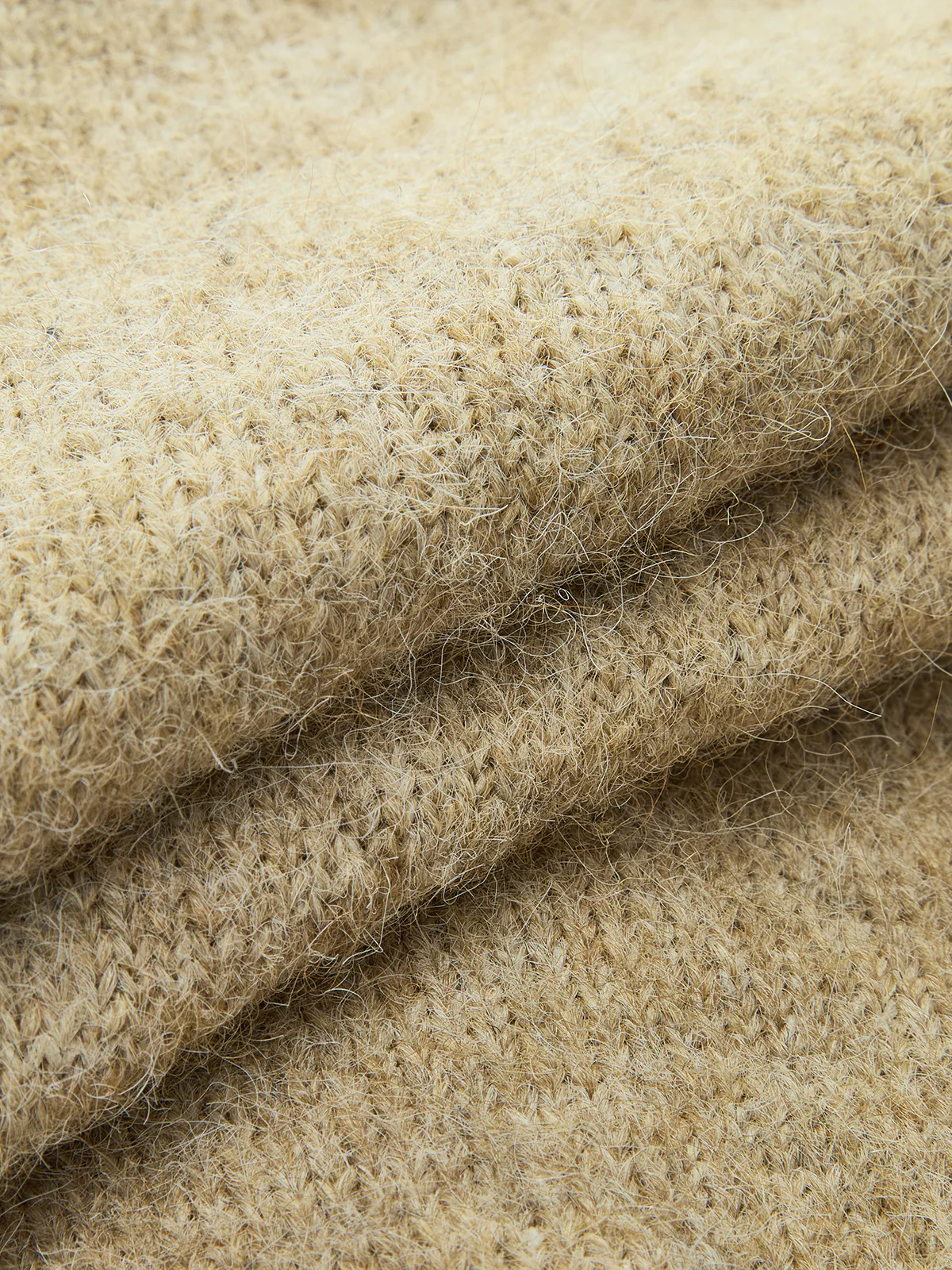 Triangle Button Wool Blend Cardigan - Image 4