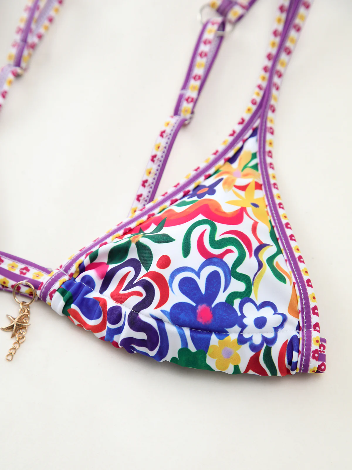 Tropical Multi Color Bikini Set - Image 6