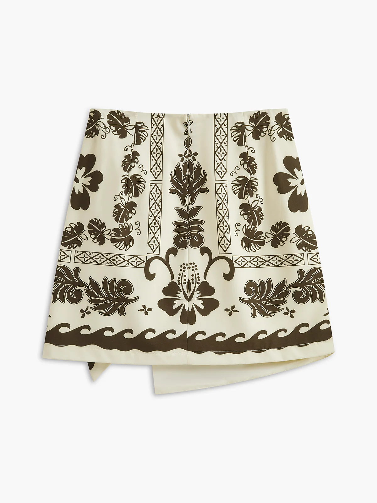 Tropical Plant Print Vacation Skirt Set - Image 5