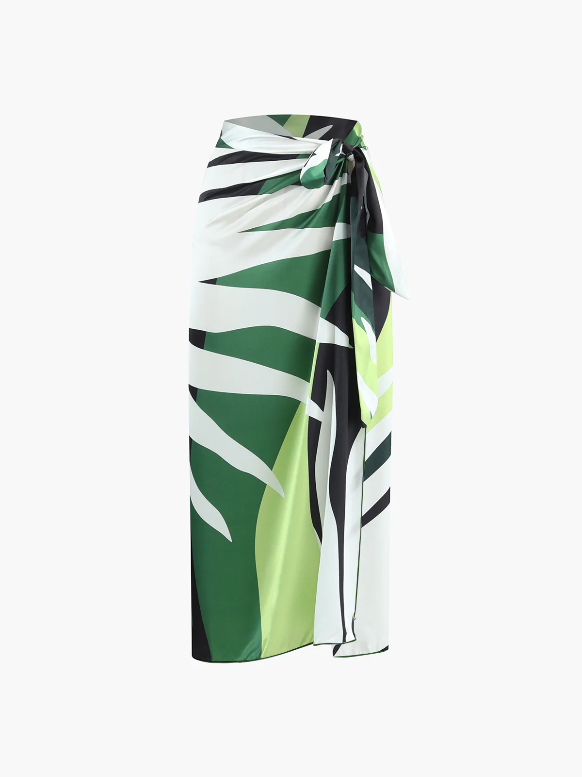 Tropical Rain Forest Print Cover Up - Image 5
