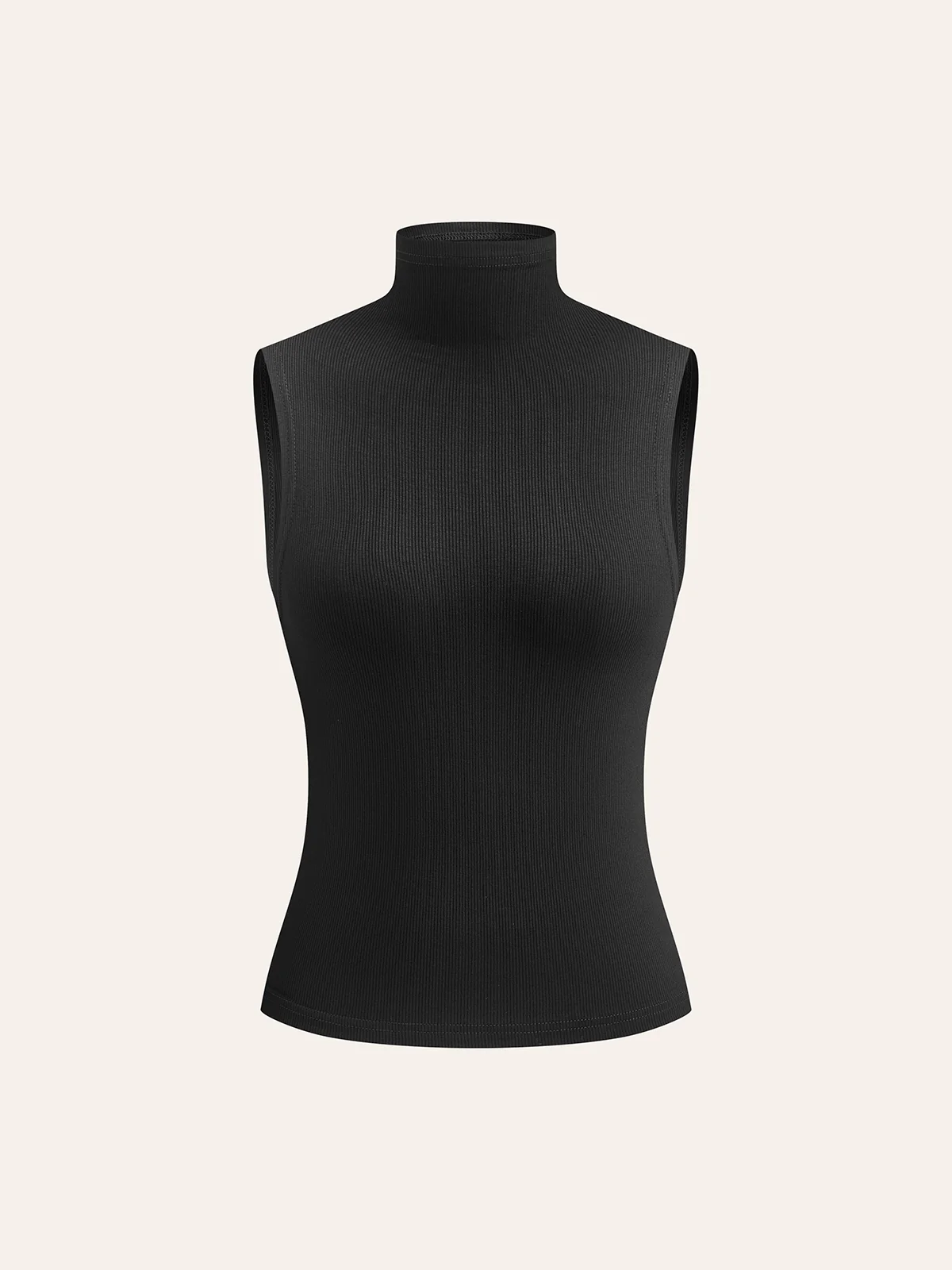 Turtleneck Rib Top - Image 4