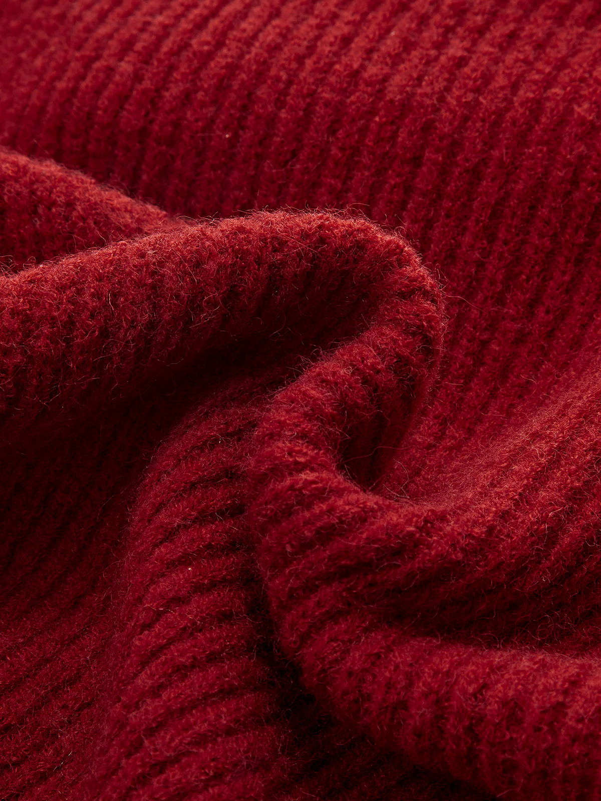Turtleneck Ribbed Sweater Vest - Image 3