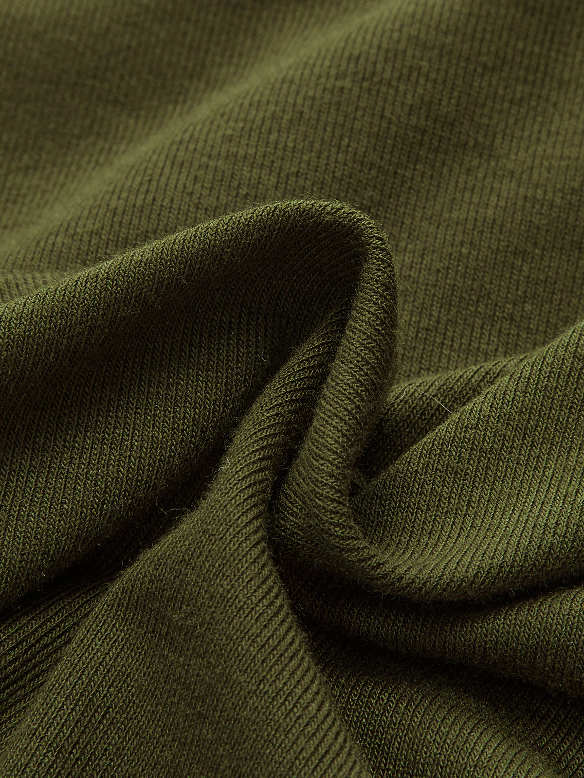 Turtleneck Ruched Decor Button Knit Top - Image 5