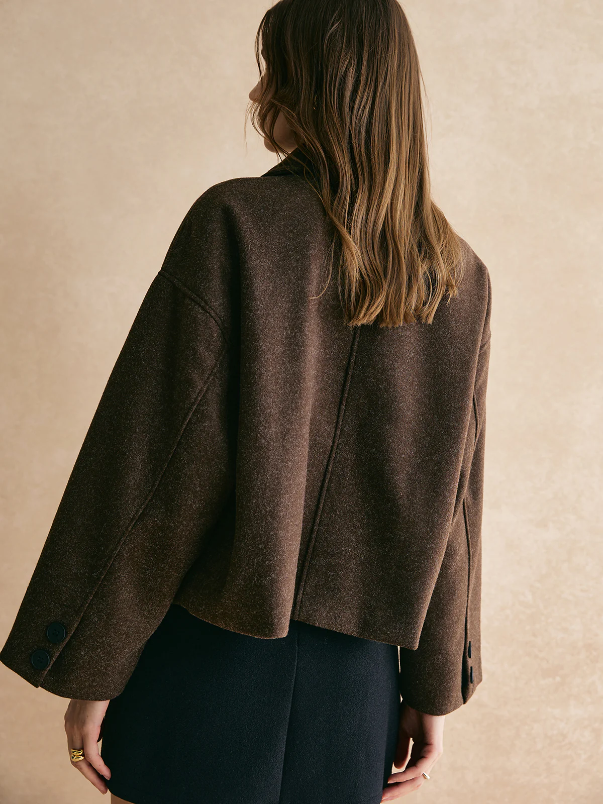 Tweed Button Down Jacket - Image 6