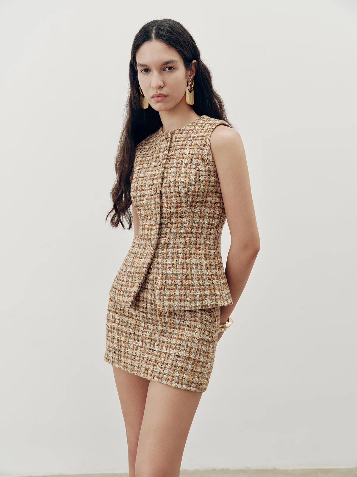 Tweed Mini Skirt - Image 2