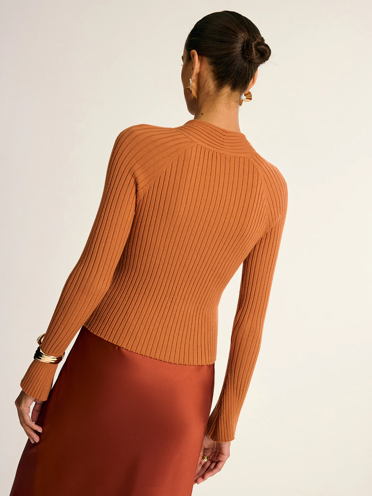 Twist Cut-Out Knit Top - Image 6