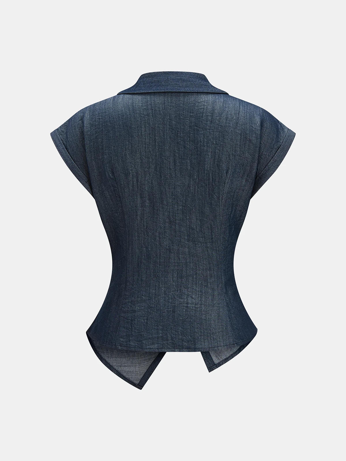 Twist Front Cap Sleeve Shirt & Pants Set - Image 3