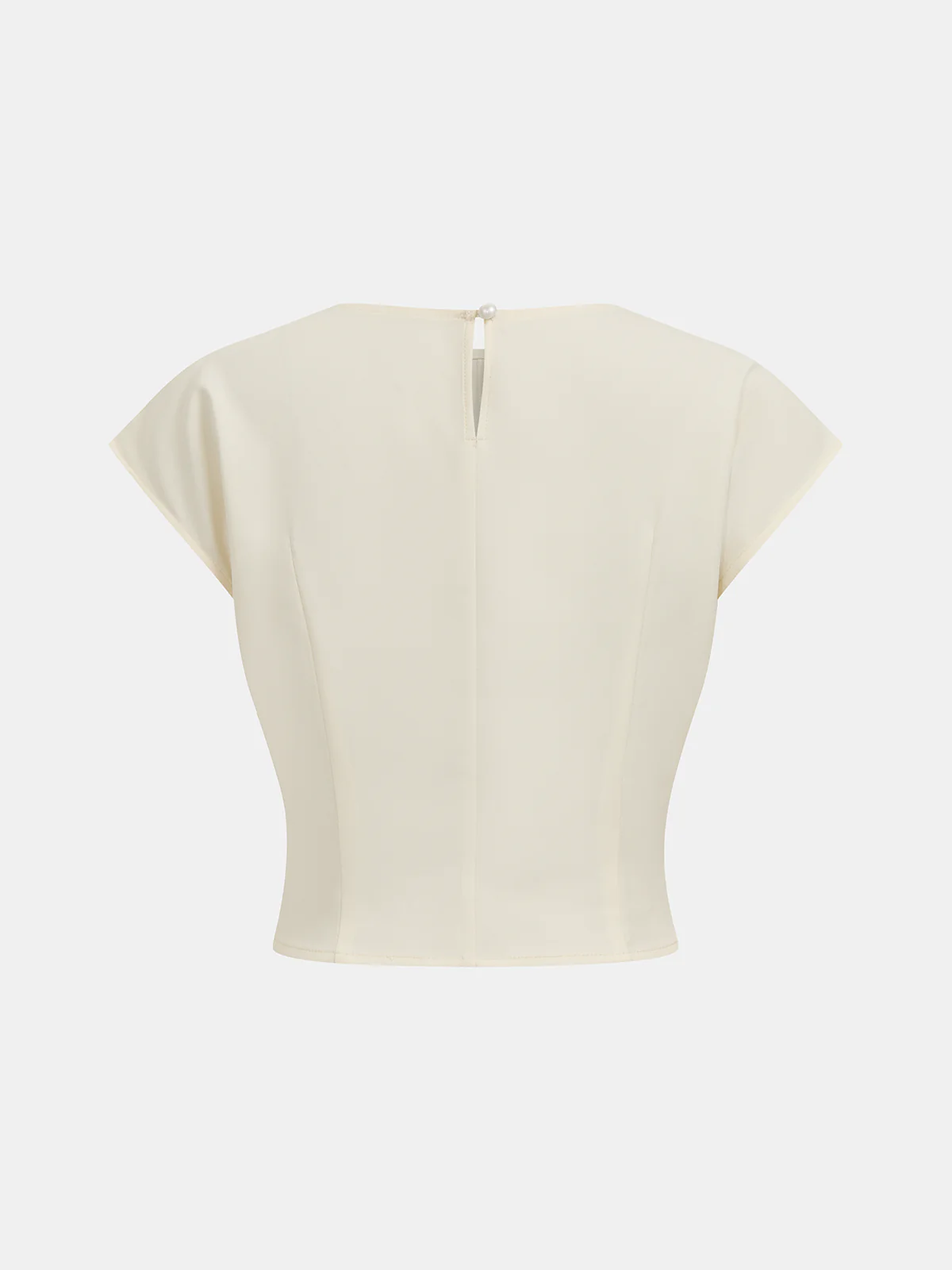 Twist-Front Crop Top & Midi Skirt Set - Image 3