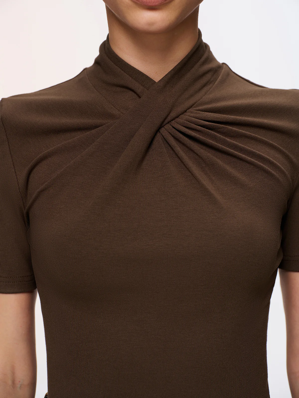 Twist-Front Short-Sleeve Top - Image 3