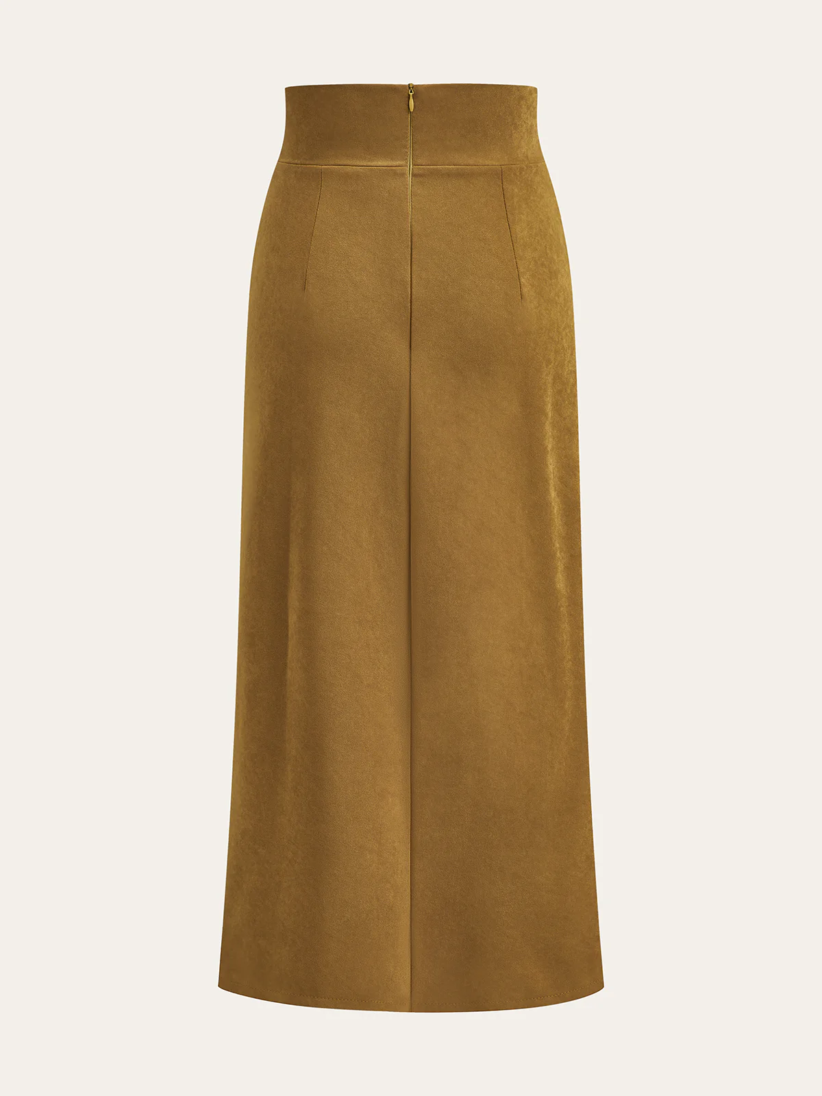Twist Front Slit Midi Skirt - Image 2
