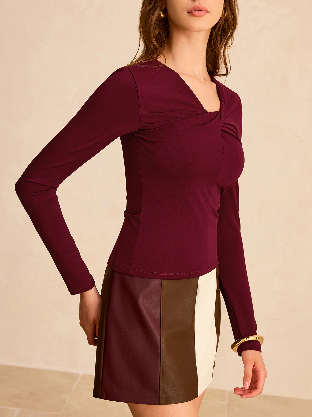 Twist Long Sleeve Blouse - Image 5