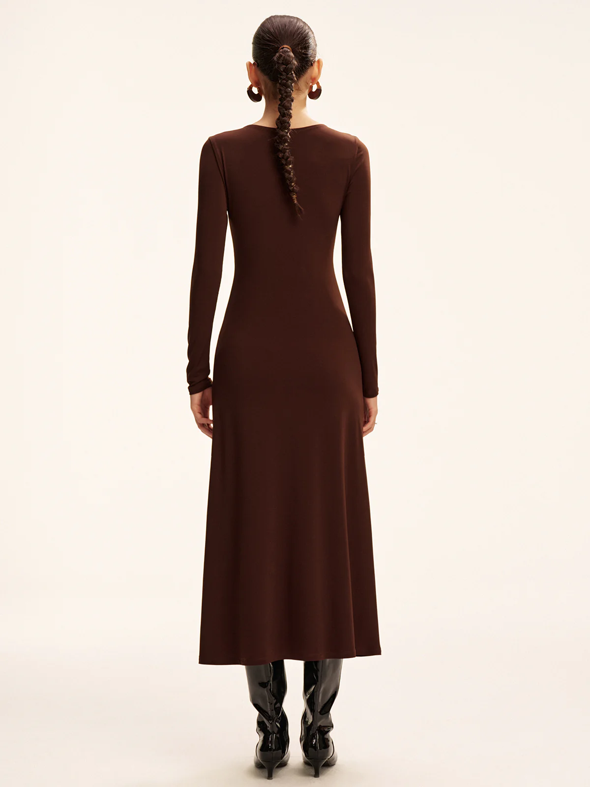 Twist Long Sleeve Maxi Dress - Image 7