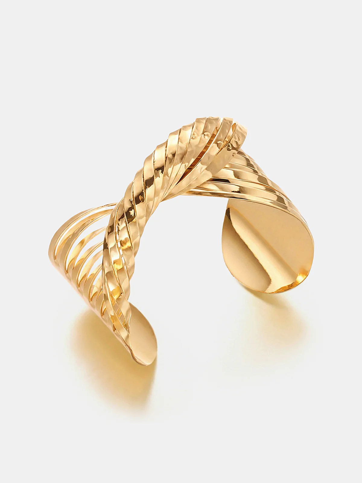 Twisted Multi Layer Cuff Bracelet - Image 2