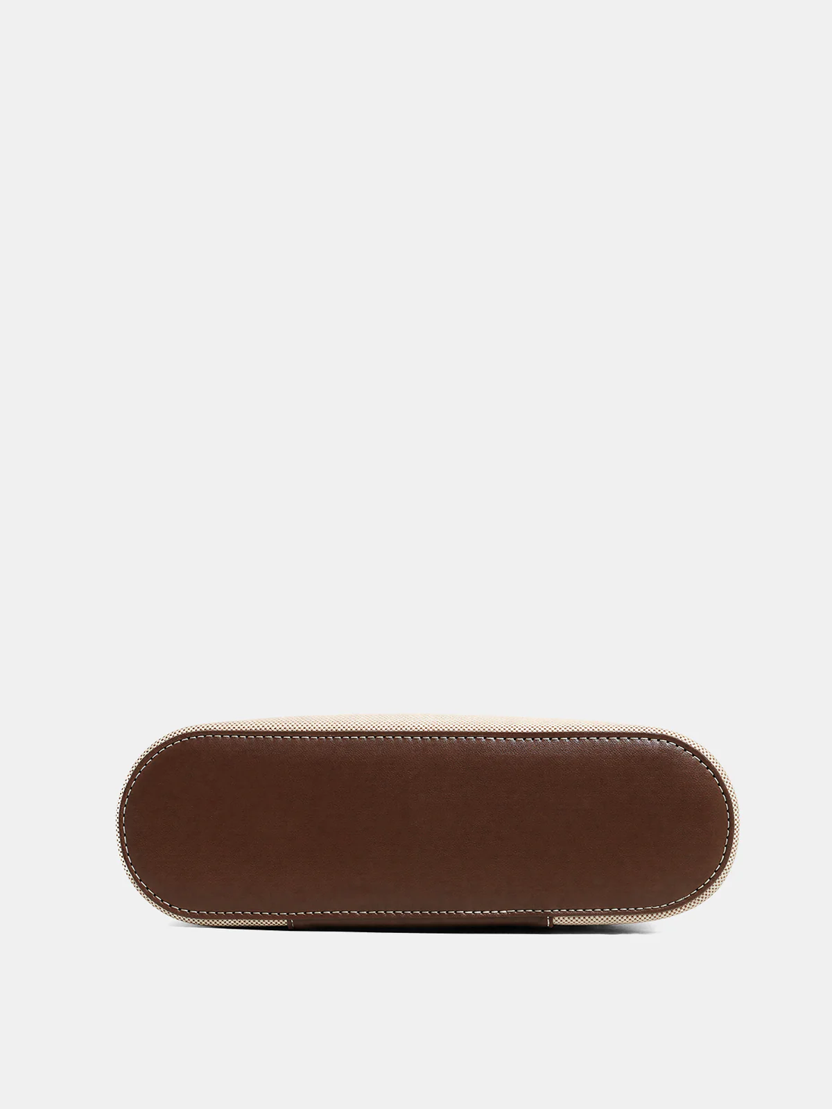 Two-Tone Canvas & PU Panel Box Bag - Image 4