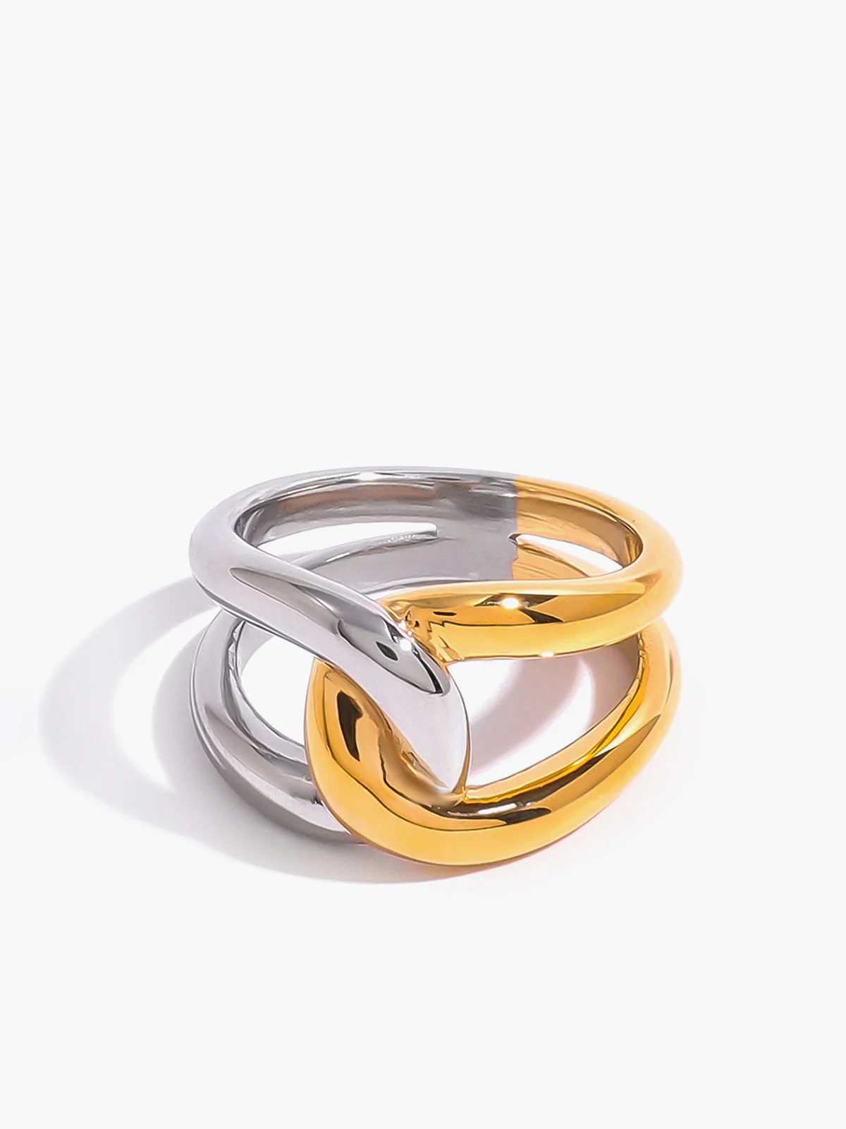 Two Tone Twist Ring - Image 2