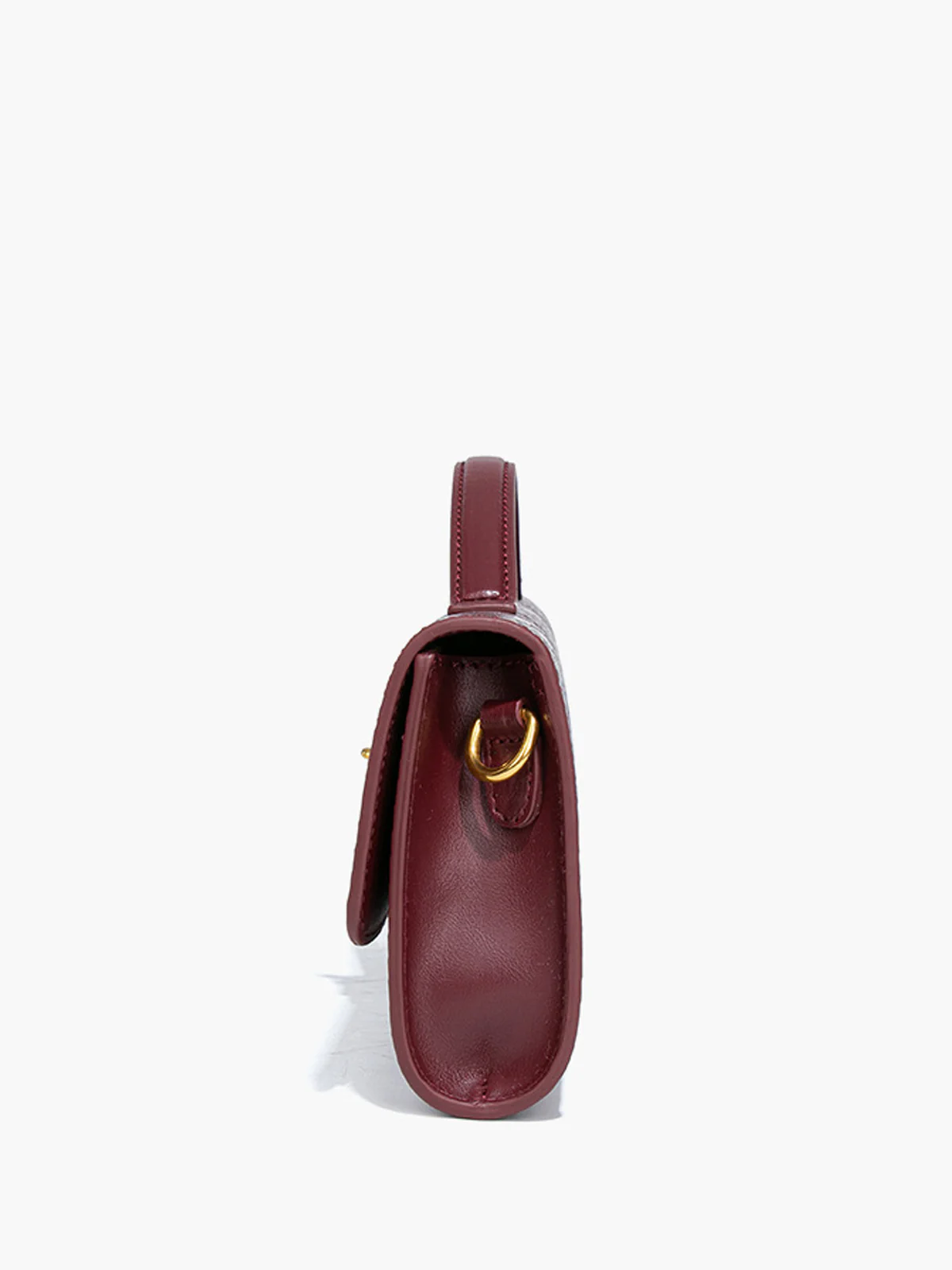 Two Way Flap Textured Shoulder Bag - Image 6