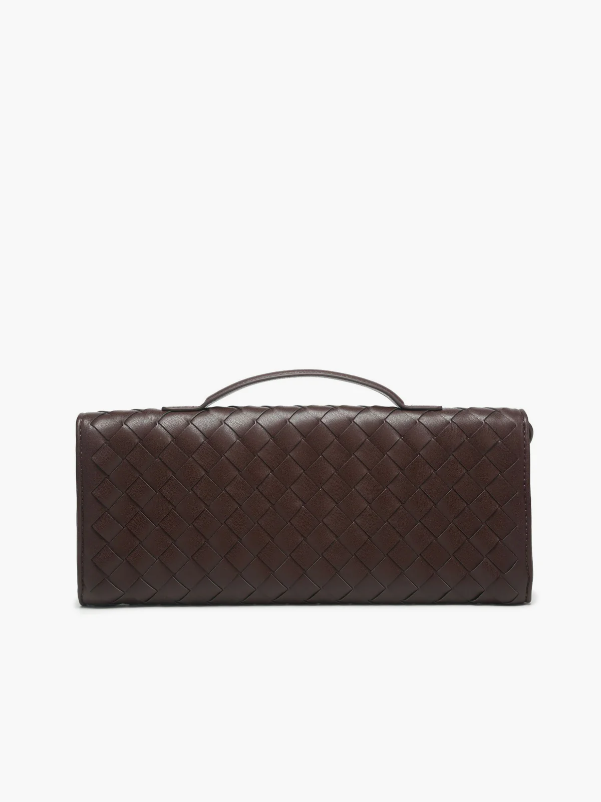 Two Way Woven Flap Clutch Shoulder Bag - Image 10