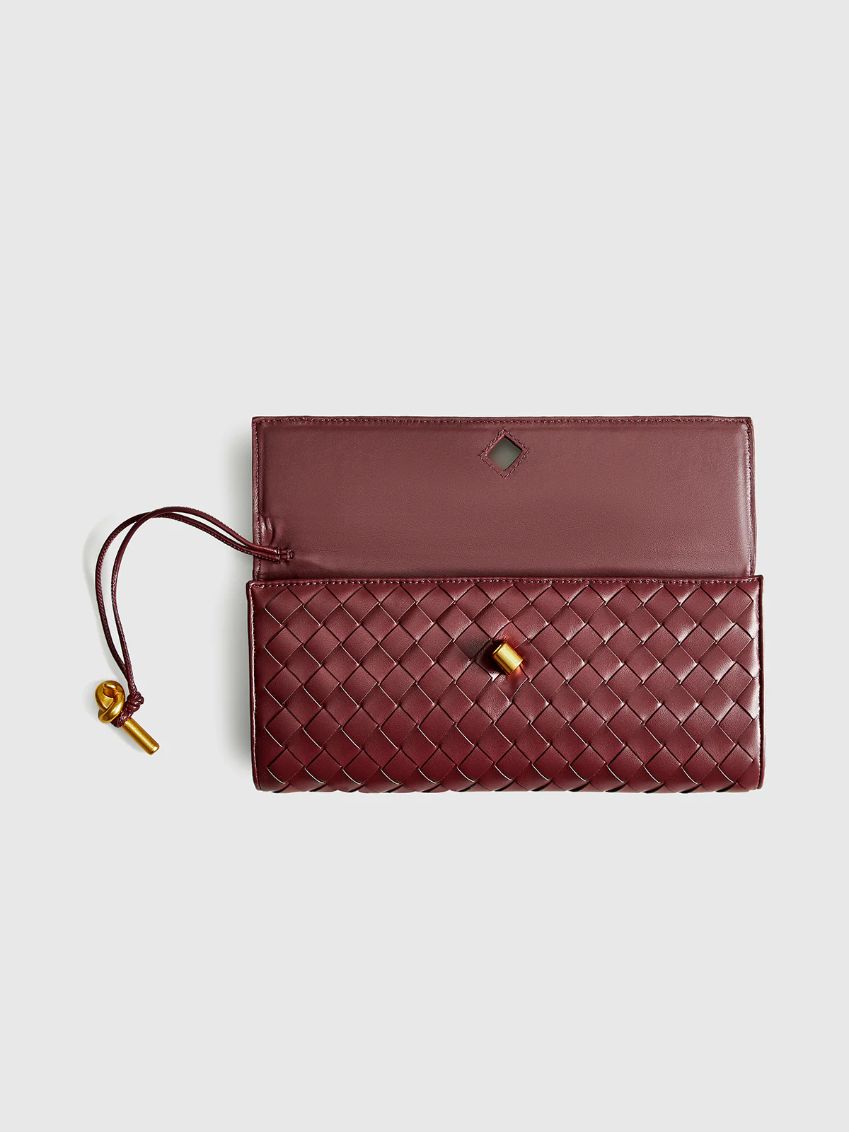 Two Way Woven Flap Clutch Shoulder Bag - Image 7