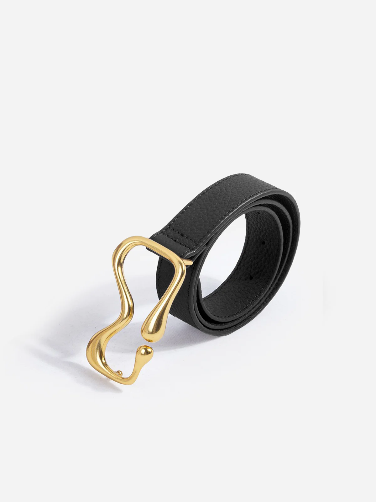 Unique Gold Buckle Knot Detail Belt - Image 3