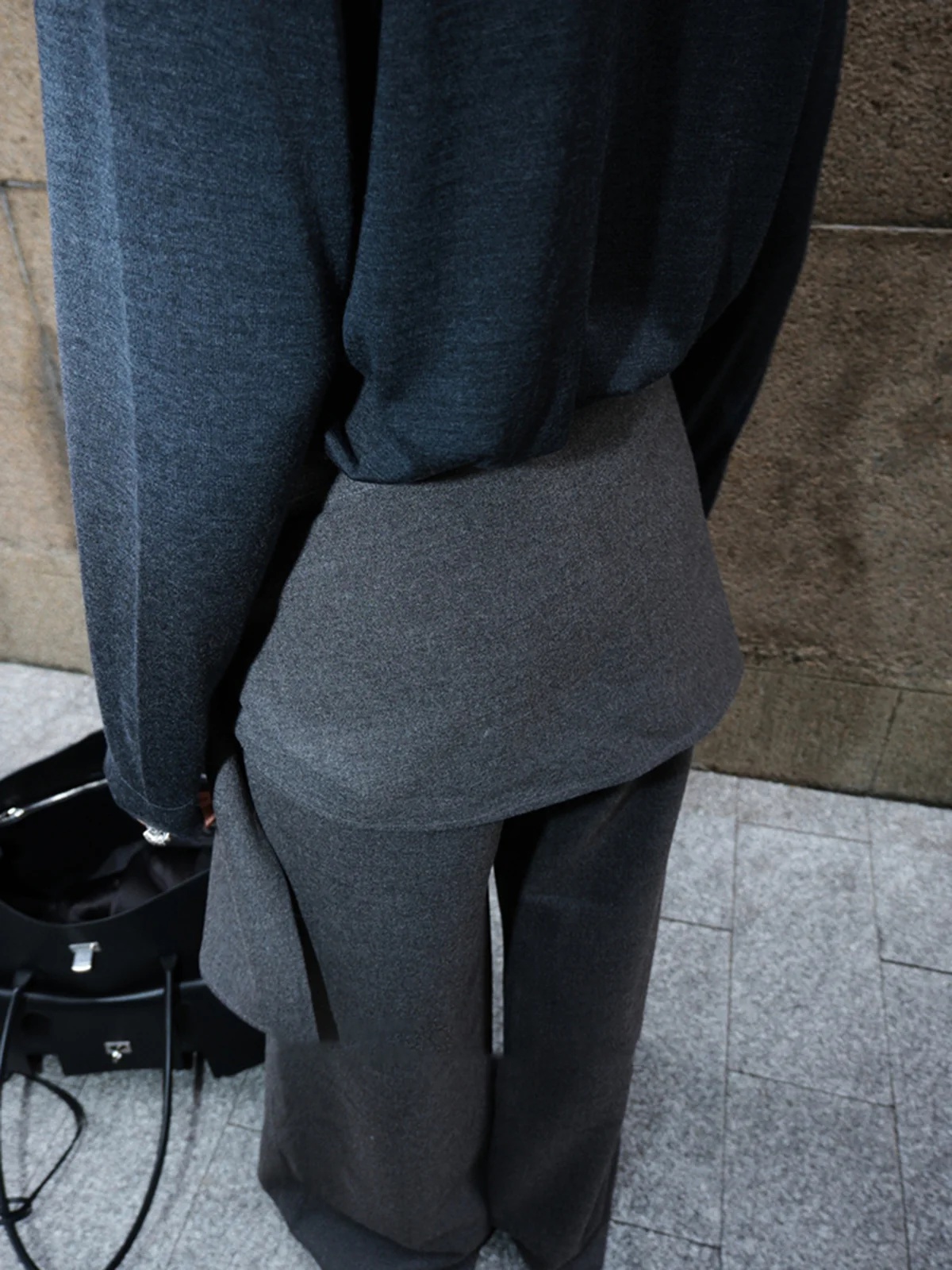 Utility Mid-Waist Knotted Design Pants - Image 7