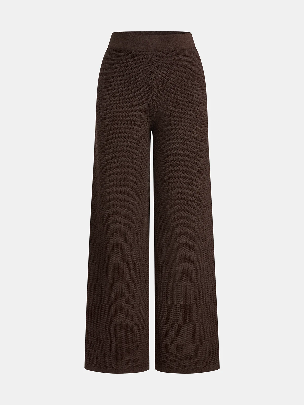 V Neck Button Down Knit Vest & Pants Set - Image 4