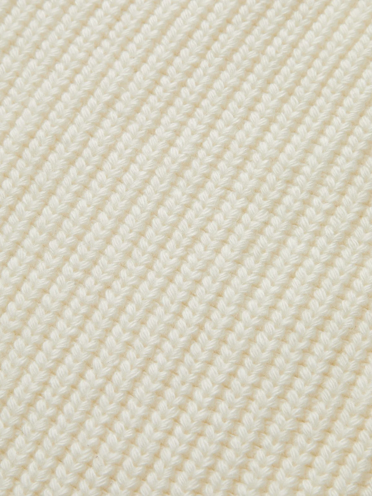 V-Neck Button Wool Blend Cable Knit Cardigan - Image 4