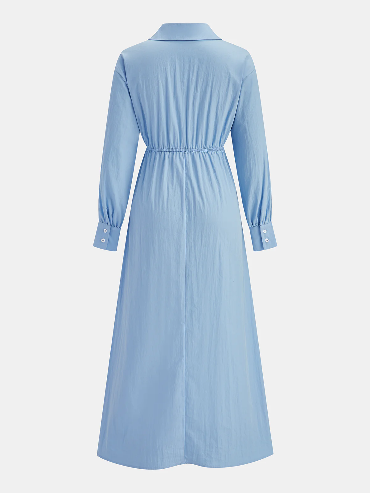 V-neck Collared Maxi Dress - Image 2