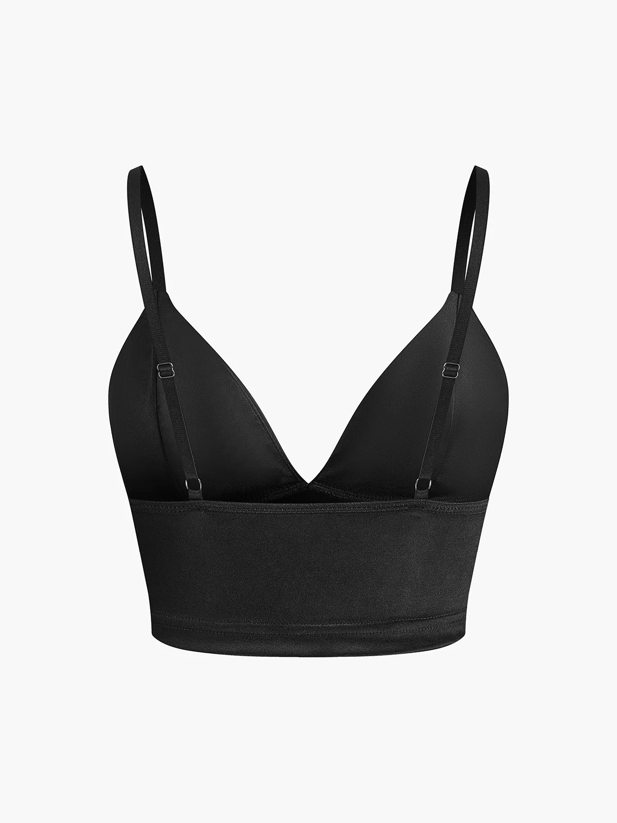V-Neck Jersey Crop Cami Top - Image 3