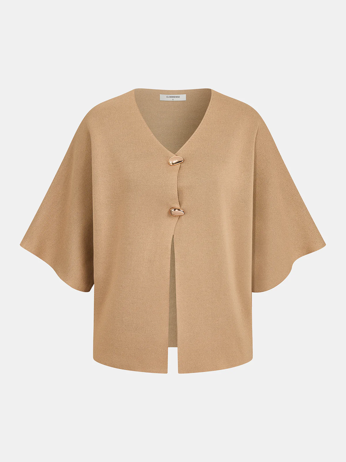 V-Neck Knit Top & Pleated Skirt Set - Image 3